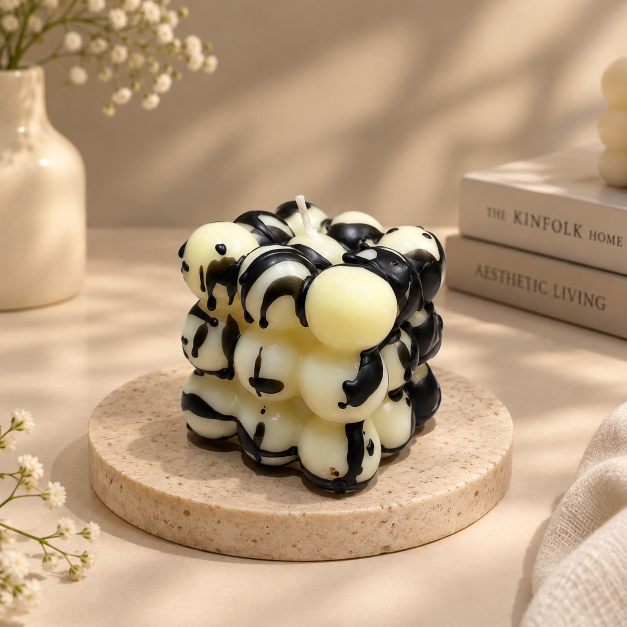 Ivory Drip Cube